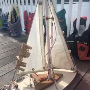 knot tying demo boat model