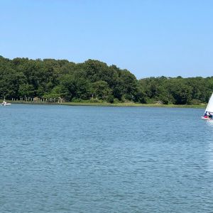 wide view of the inlet