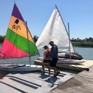 getting ready to embark from the dock